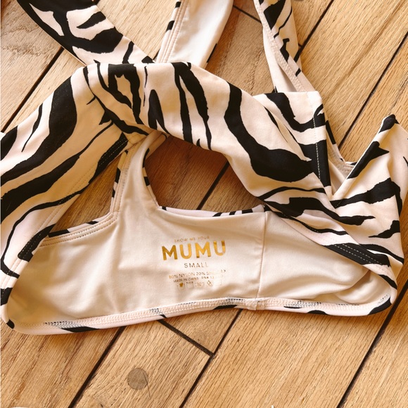 Show Me Your Mumu Zebra Bikini - Small - Picture 6 of 13